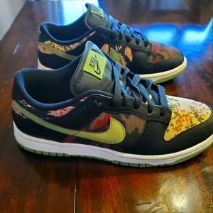 Nike Dunk Low Crazy Camo - size 8
